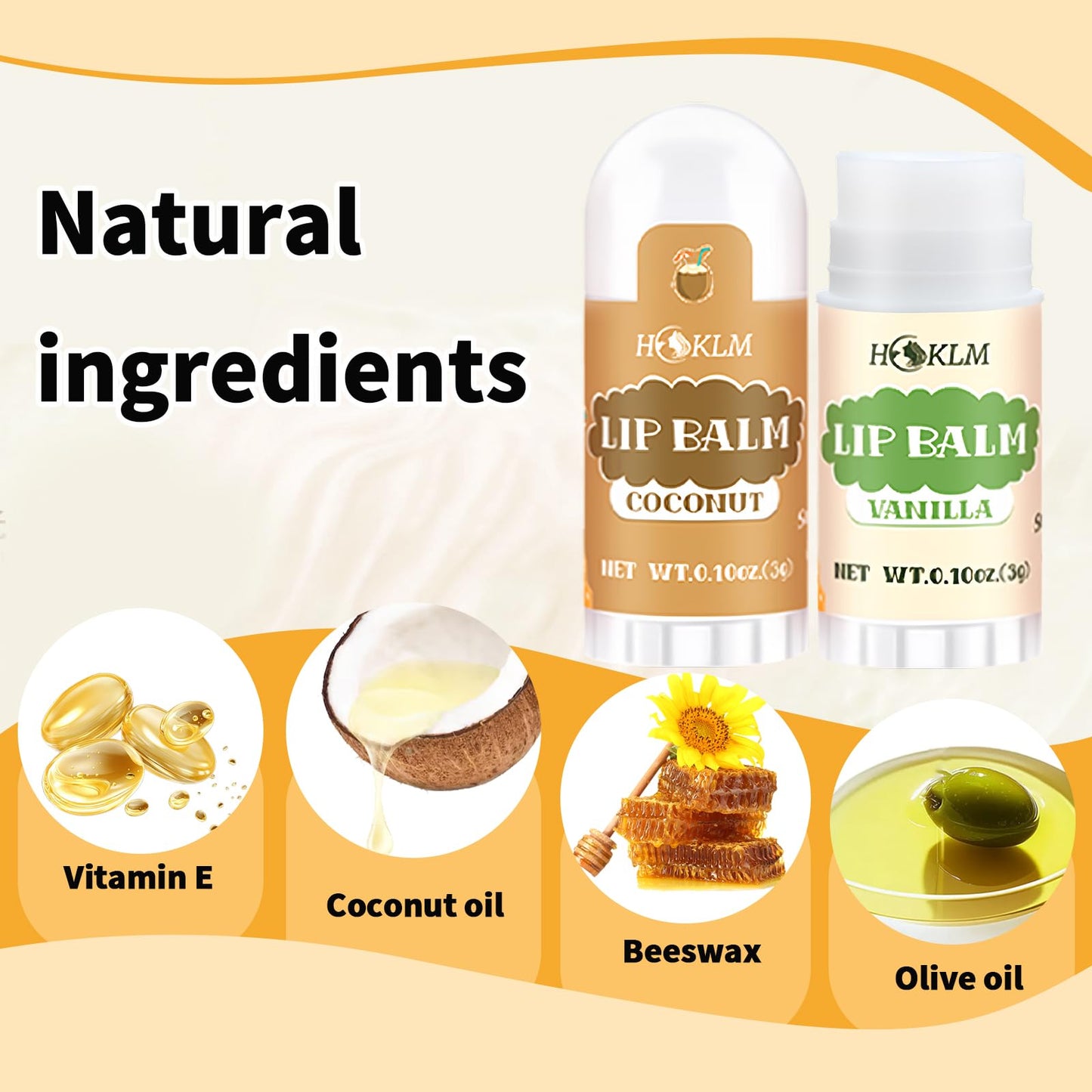 Mini Lip Balm 130 Pack, Natural Lip Balms with Vitamin E and Coconut Oil. Moisturizes for Dry Lips, Perfect for Christmas Gifts, Party Favors, Gift Bags and Small Gifts-13 Flavors