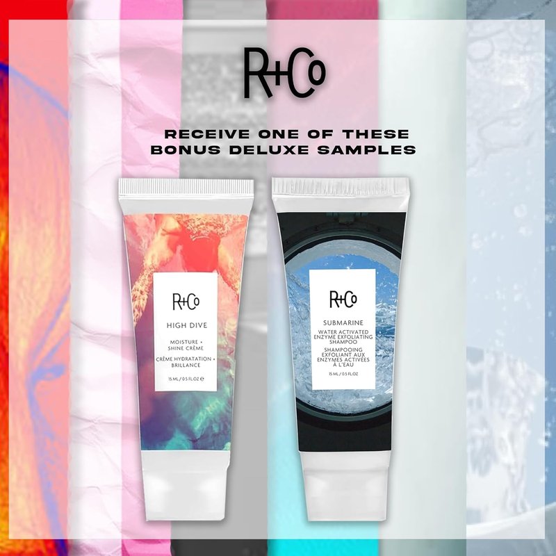 R+Co HIGH DIVE Leave-In Hydrating Cream - Moisture & Shine for Smooth, Frizz-Free Hair | Vegan, Color-Safe Formula