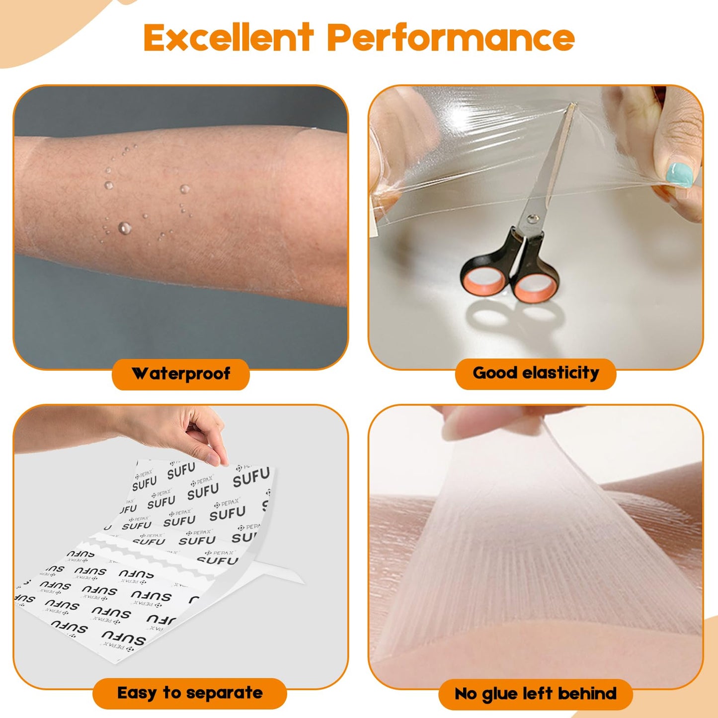Tattoo Aftercare Bandage 30pcs - 5.9 * 3.9 Inch Waterproof Tattoo Film Recovery Protective Shield, Transparent Adhesive Second Skin Bandages for Tattoo Healing Tattoo Supplies