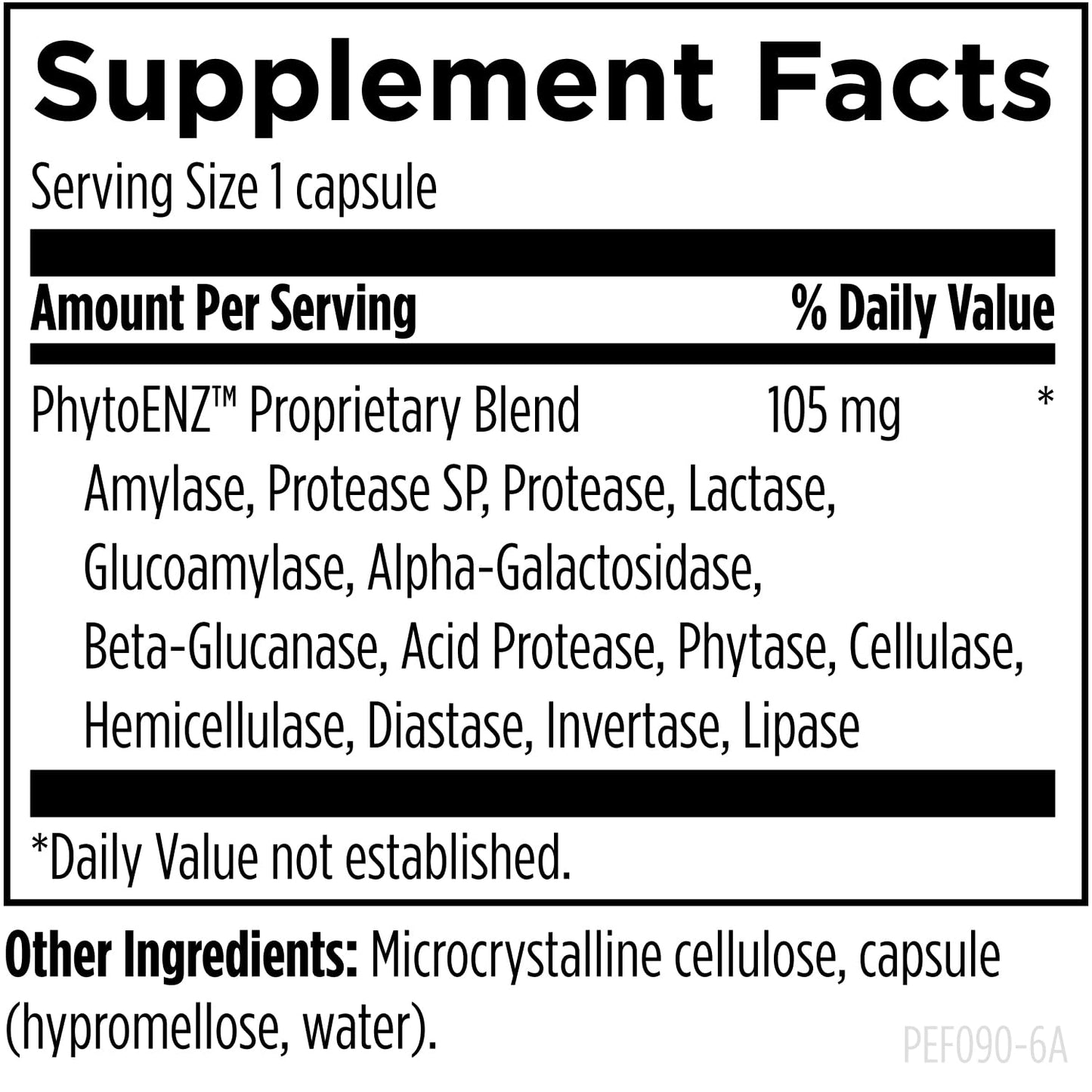 Designs for Health Plant Enzyme Digestive Formula - Vegetarian Digestive Enzymes Supplement - Gut Support with Hemicellulase, Protease + More - May Support Occasional Gas + Bloating (90 Capsules)