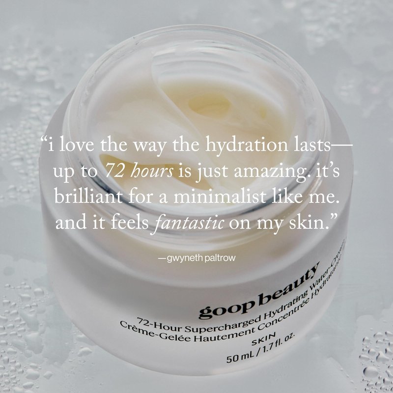 goop Beauty 72-Hour Hydrating Water Cream | Matte Moisturizer for All Skin Types | Niacinamide & Fermented Astragalus Root | Hydrating Face Lotion to Plump, Firm & Reduce the Look of Pores | 1.7 fl oz
