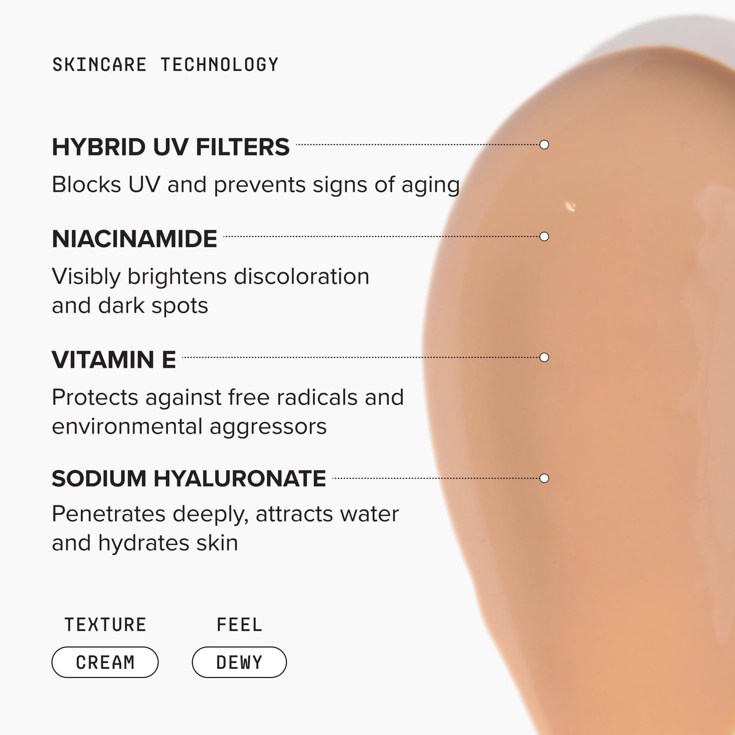 DRMTLGY Universal Tinted Moisturizer SPF 46 – Hydrating Dewy Tinted Sunscreen for Face with Zinc Oxide & Octinoxate – Niacinamide & Hyaluronic Acid – Broad Spectrum Lightweight Daily SPF