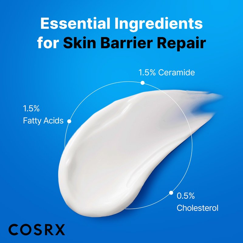 COSRX Ceramide Skin Barrier Moisturizer for Face with 7 Ceramides, Hyaluronic Acid & Panthenol, Barrier Repair Face Cream for Dry & Sensitive Skin, 2.7 oz, Korean Moisturizer, Korean Skin Care