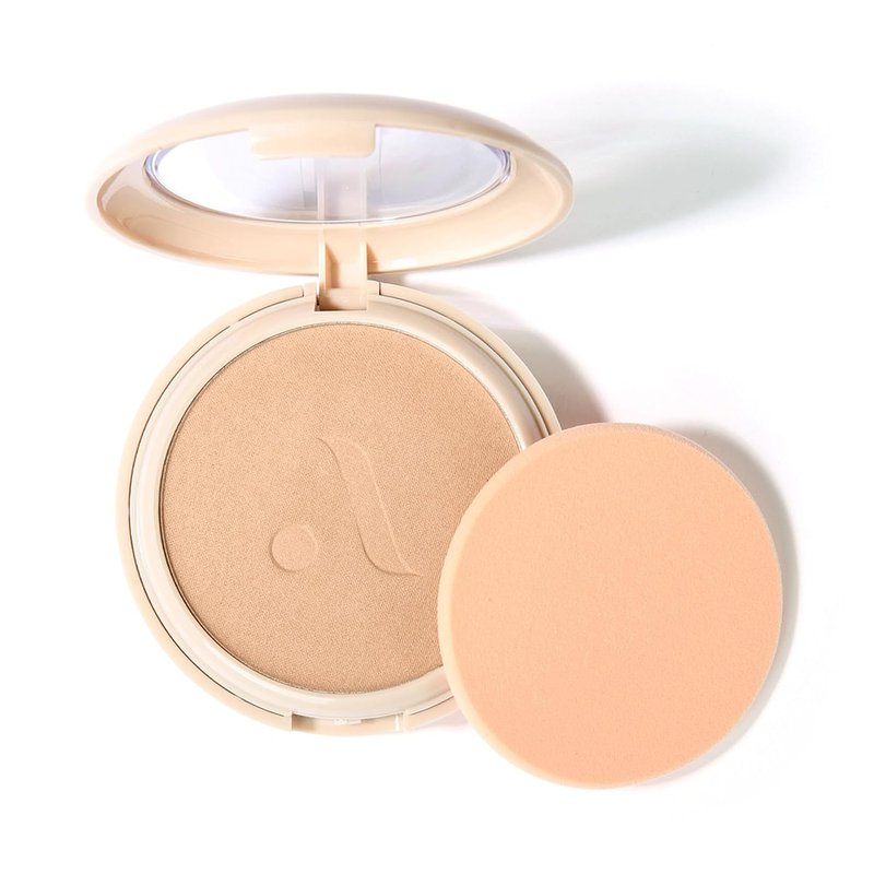 Velvet MFVF02 Light Medium Neutral Focus Powder Foundation - Talc-Free, 12H Long-Lasting, Lightweight Finish