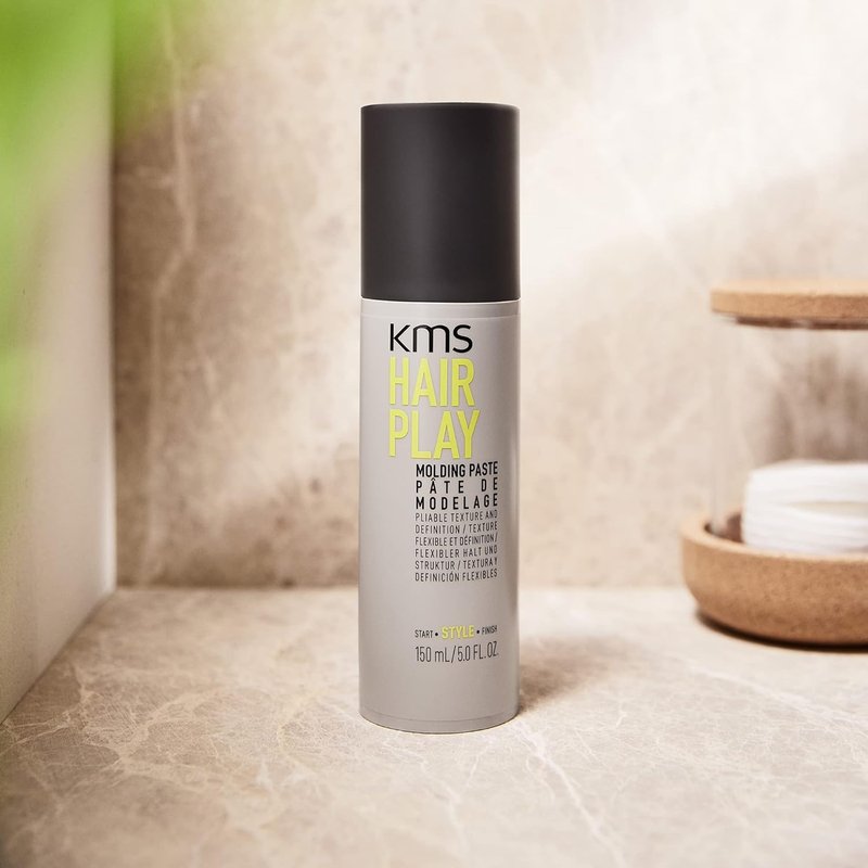 KMS Hairplay Molding Paste - Strong Hold Styling Cream for All Hair Types | 5 Ounce