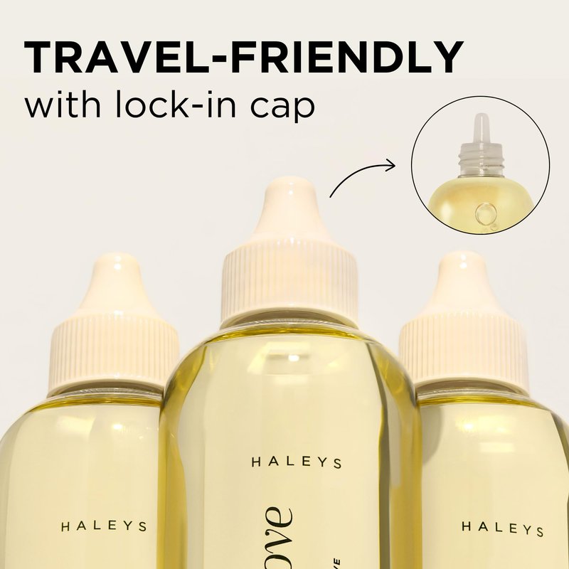 HALEYS Korean Skin Care Nourishing Cleansing Oil - Makeup Remover & Oil Cleanser for Face with Olive, Vitamin E & Rosemary Oils - Gentle, Effective Facial Cleanser, Travel-Friendly Nozzle