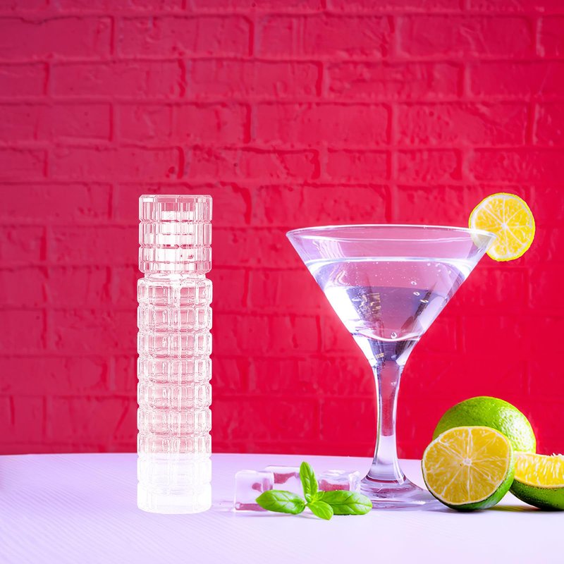 Zerodeko Cocktail Sprayer Refillable Glass Bitters Bottle 4.84X3.30X1.10In Lightweight Bar Tool for Perfume Mist and Cocktail Spray Travel Use