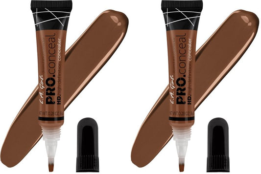 L.A. Girl HD Pro.Conceal, Espresso GC985 (Pack of 2)