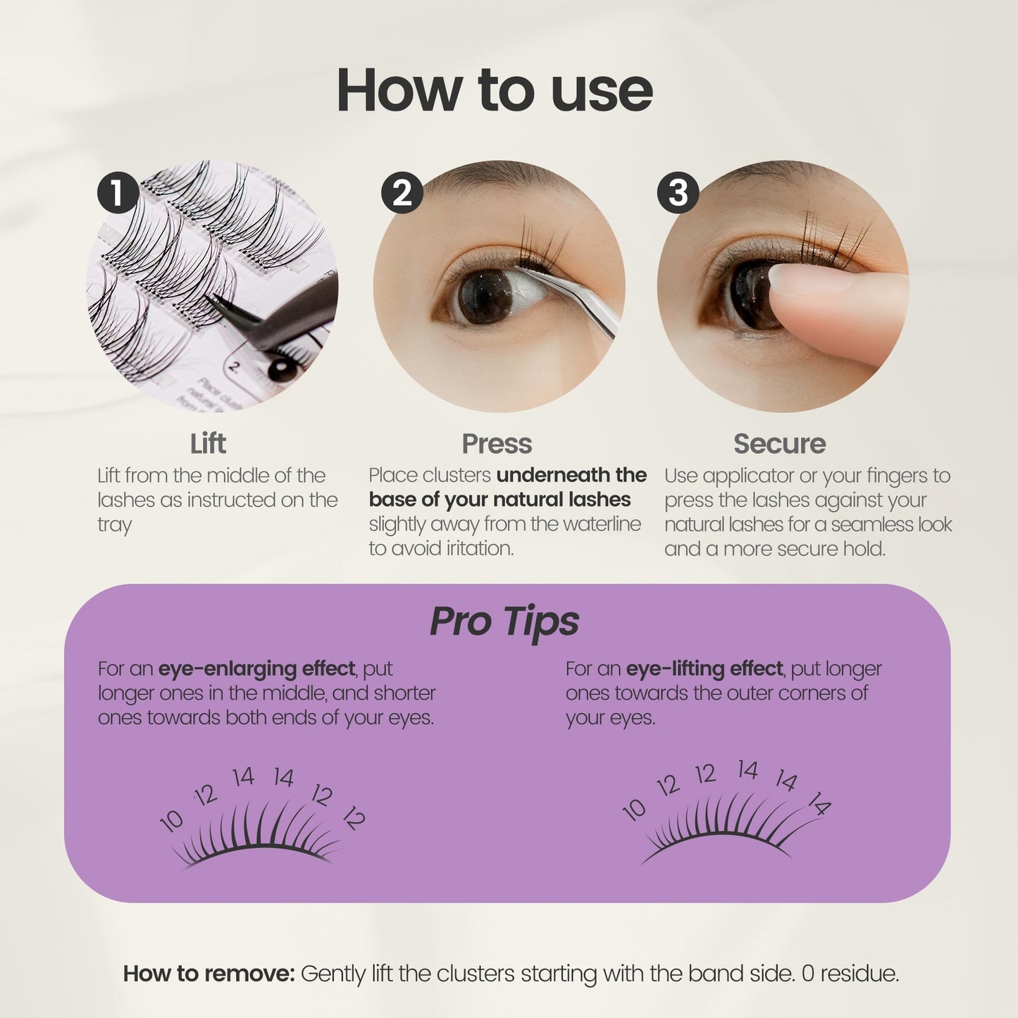 Press-On No Glue Needed Lash Clusters 72Pcs丨Self Adhesive Eyelashes 10-16mm丨Wispy Cateye Look丨Reusable & No Residue丨Beginner Friendly Extension Kit by GlamReal