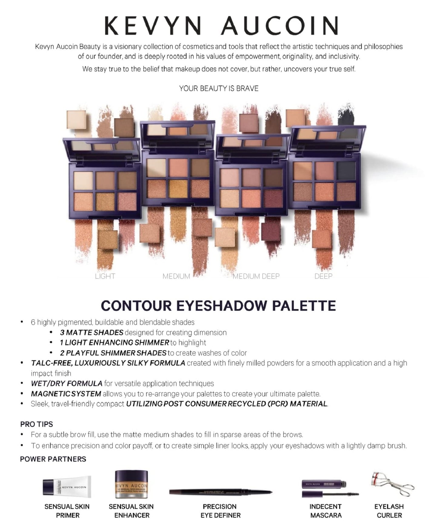 Kevyn Aucoin The Contour Eyeshadow Palette in Shade Light