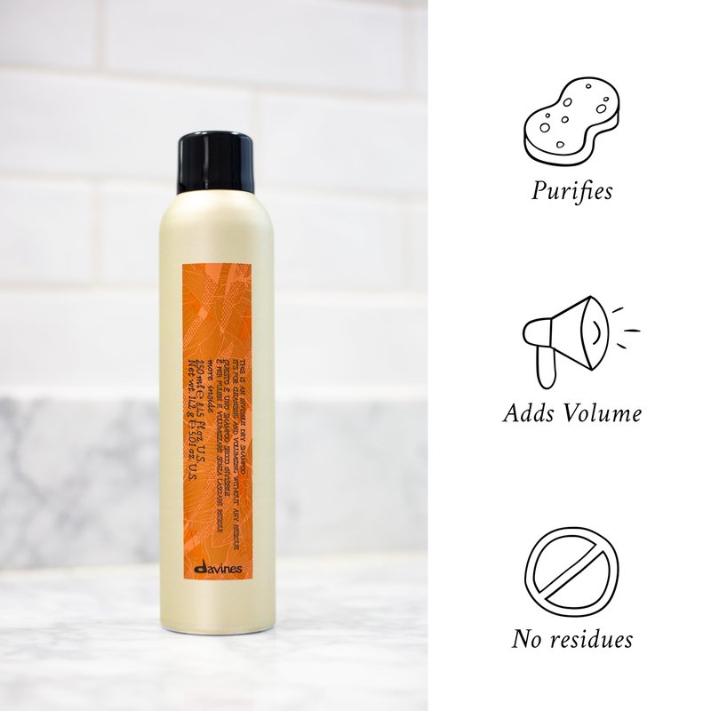 Davines This Is An Invisible Dry Shampoo, No Hold Refreshes & Cleans - Absorbs Oil & Extends Blowouts - No White Residue or Build-Up, 8.45 Fl Oz