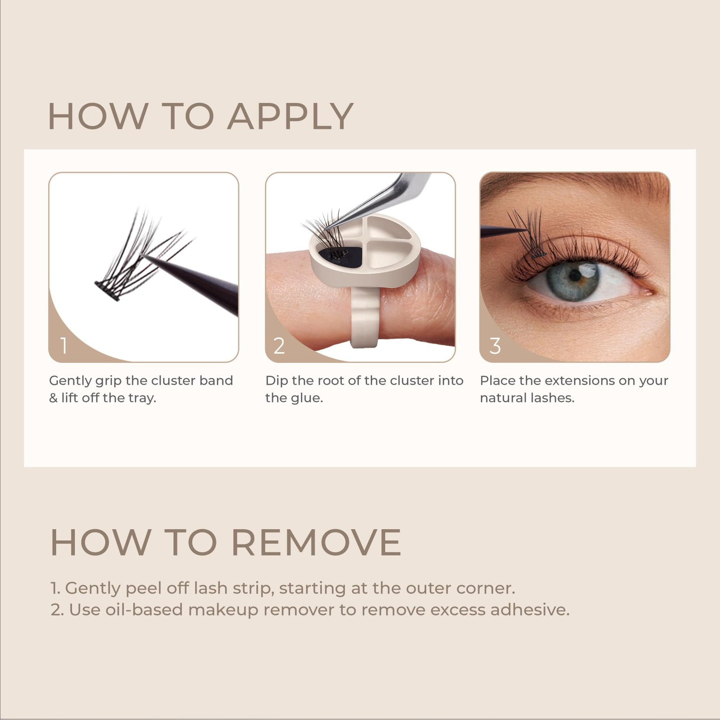 Kiss Lash Atelier Professional Lash Extension Kit, ‘Natural’, Pre-Mapped False Eyelashes, 46 Lash Clusters & 36 Individual Lashes, Last For Up To 7 Days, Glue Ring, Applicator