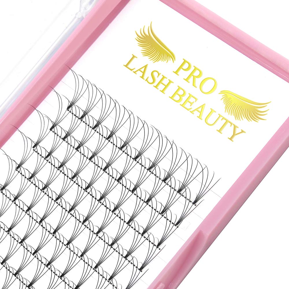 Premade Fans Eyelash Extensions 4D-C-0.10-9-15 Short Stem Premade Volume Eyelash Extensions 3D 5D 7D Volume Lash Extensions .07 .10 Pre made Lash Fans C D Curl 9-15 MIX(4D-C-0.10,9-15mix)