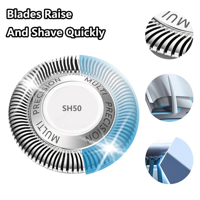 SH50/52 Replacement Head Compatible With Norelco 5000 Series Electric Shavers, Sh50 Replacement Head Compatible With Norelco Shaver S5000 S5070 S5110 S5110 S5080 S5420 S5100 Heads，1Pack