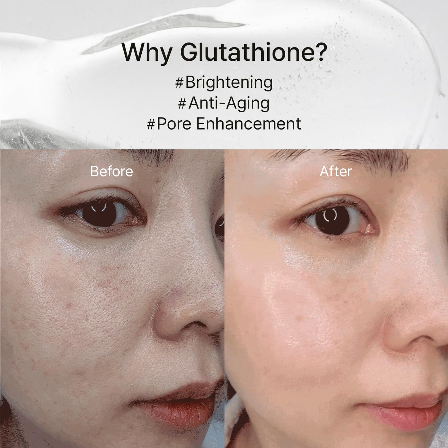 HOUSE OF B High-Purity Glutathione Face Film, 2-Step Overnight Collagen Hydrogel Face Mask for Glass Skin Glow, Elasticity, Hydrating, Firming, Moisturizing, Anti Aging, Korean Skin Care 3g+22g x 12ea