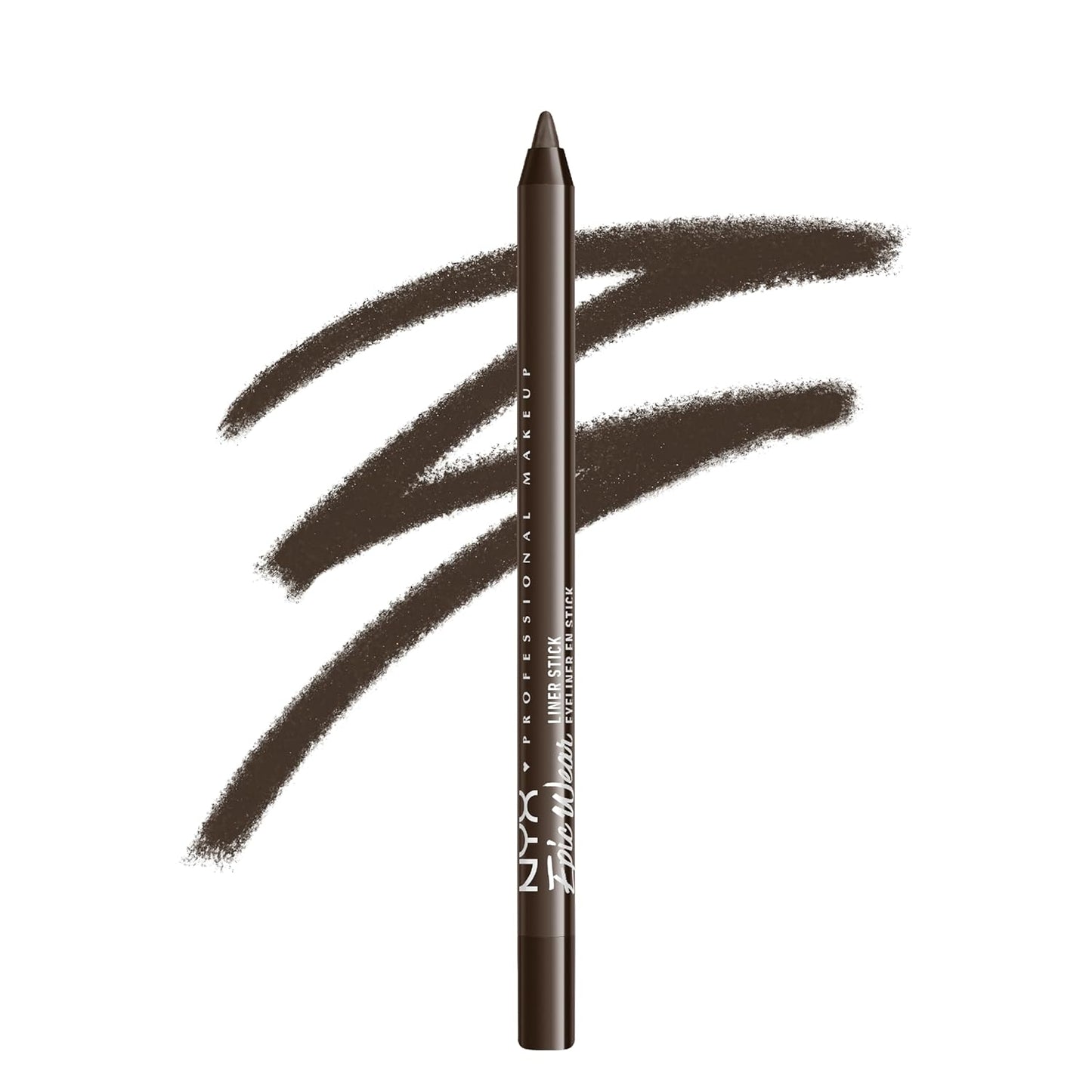 NYX Epic Wear Liner Stick - Long-Lasting Deepest Brown Eyeliner Pencil for Bold Looks