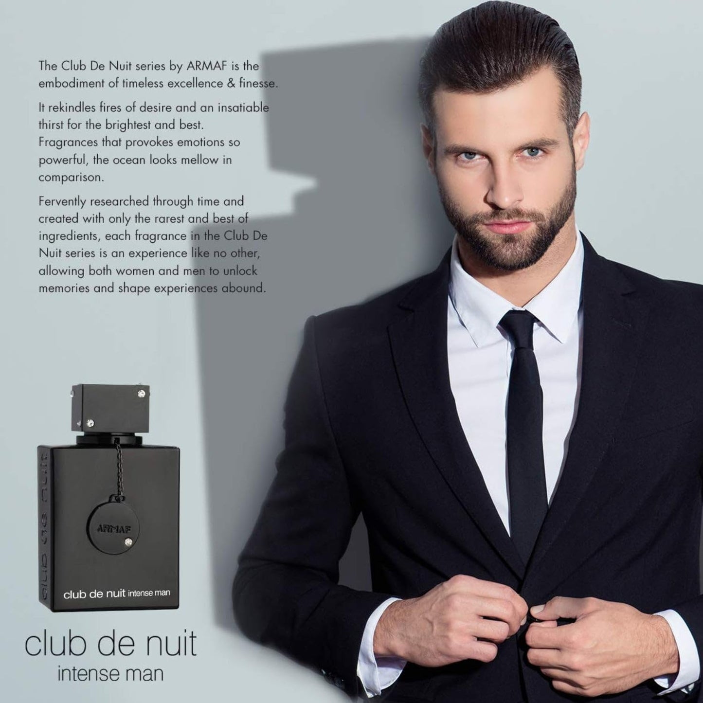 Armaf Club De Nuit Intense Men’s Eau de Toilette Spray - 3.6 Oz | Long-Lasting Fragrance