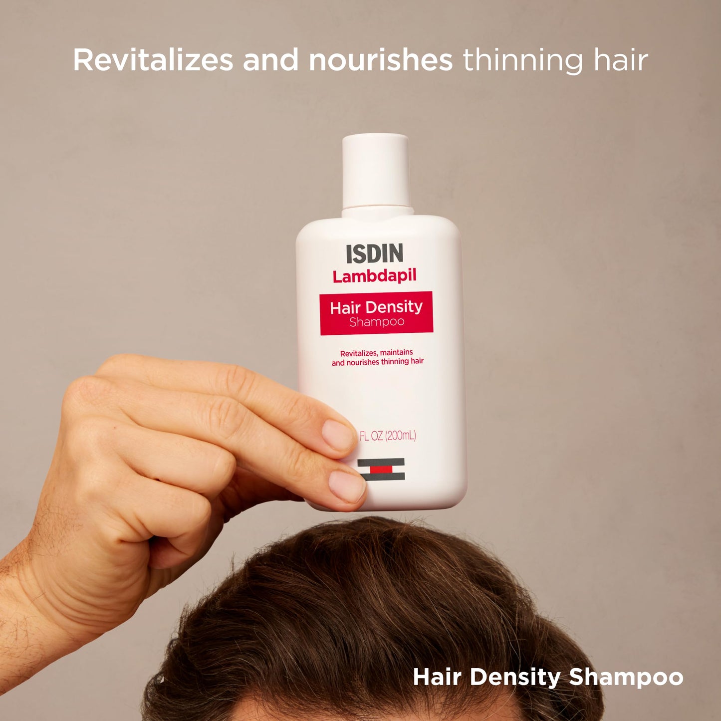 ISDIN Lambdapil Volumizing Density Shampoo for Thinning Hair, 6.7 fl oz