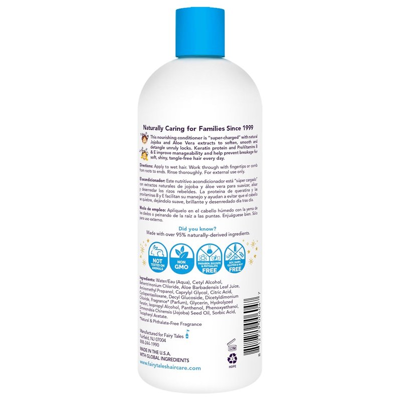 Fairy Tales Tangle Tamer Super Charge - Kids Detangling Conditioner | Paraben-Free, Sulfate-Free, 32 oz