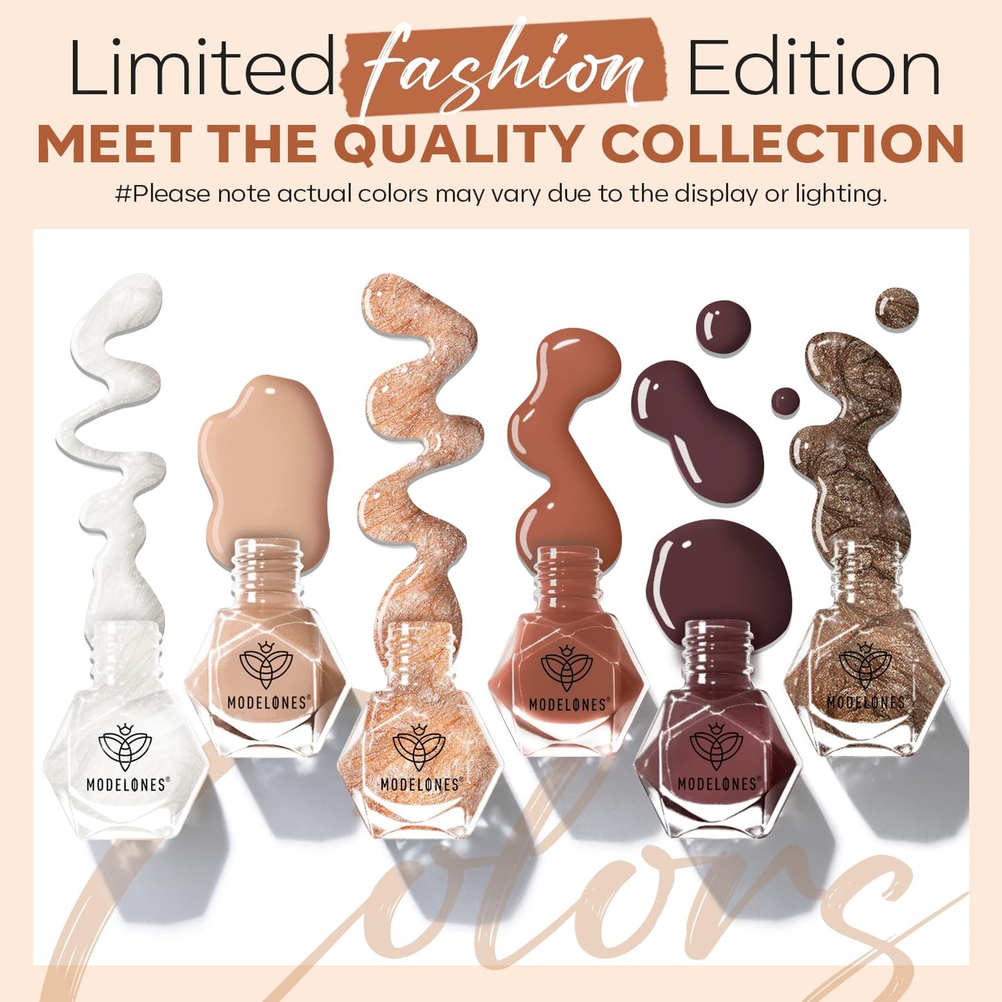 modelones Fall Nail Polish with Nail Polish Remover