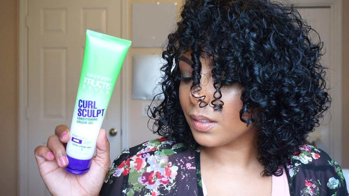 Garnier Hair Care Fructis Style Sculpt Conditioning Cream Gel, Curl, 5.1 oz (Pack of 3)