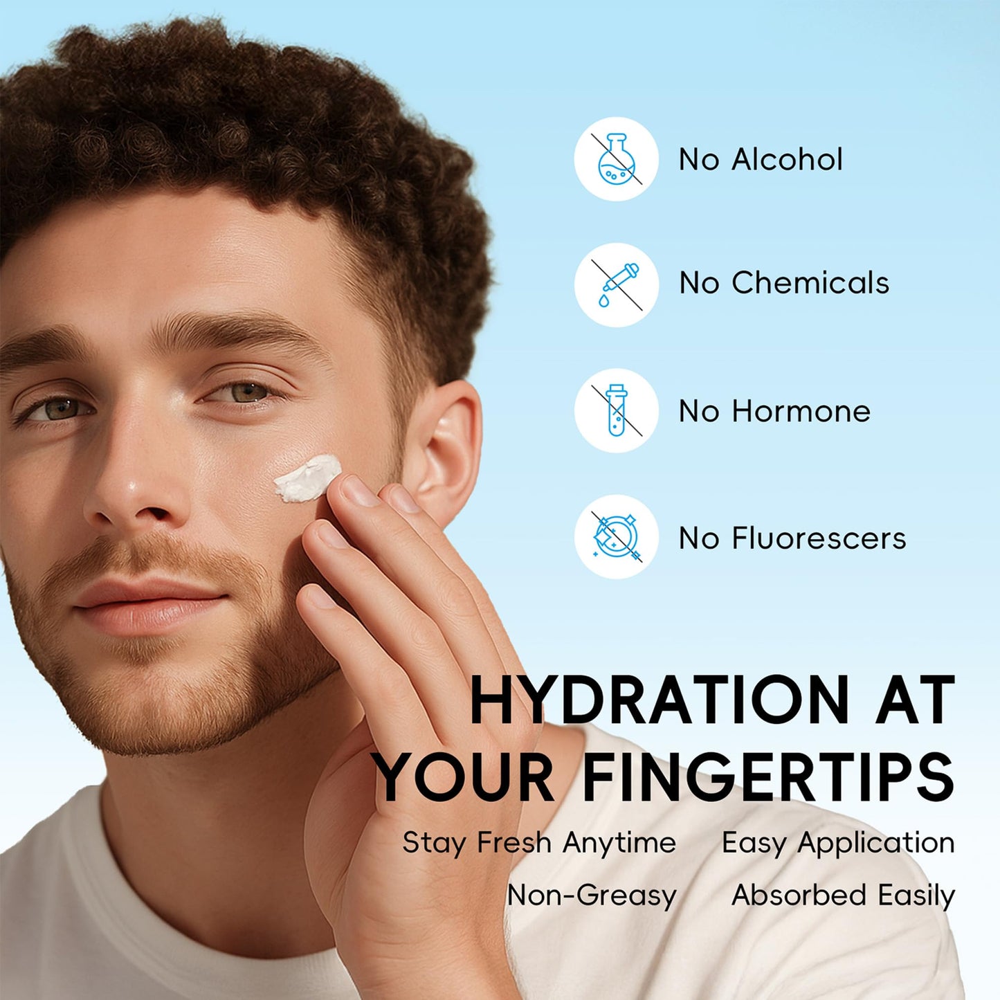MIESCHER Men Hydrating Night Cream, Daily Moisturizer with Collagen & Retinol, Oil Control, Firm & Lift Hydrating Cream for Face & Body, Reduce Fine Lines, Strengthen Skin Barrier, 1.06 oz.