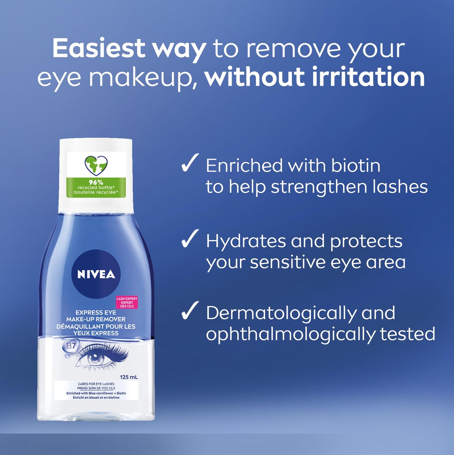 NIVEA Double Effect Eye Make-Up Remover [Personal Care]