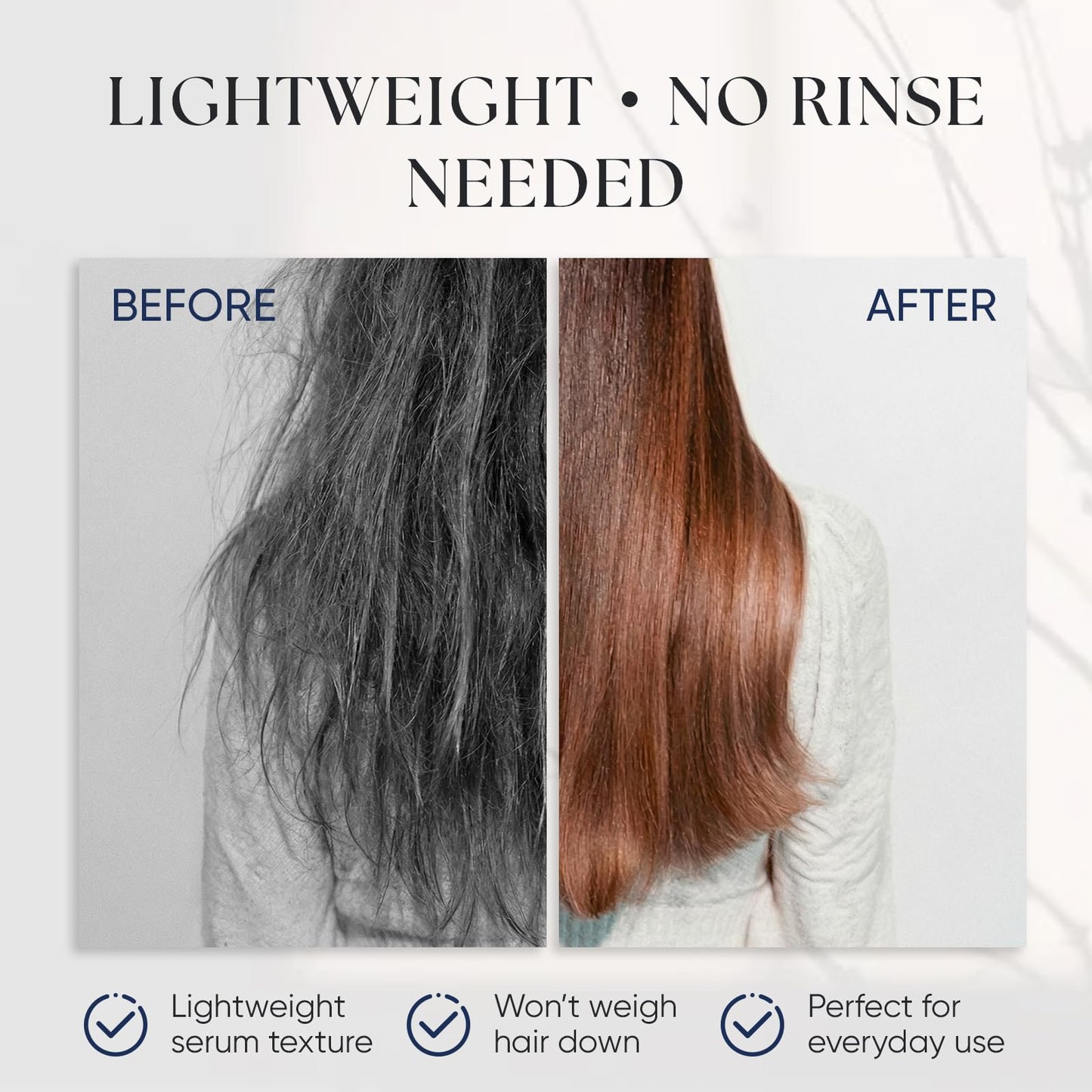Split End Mender, Leave-In Hair Serum, Repair & Seal Split Ends, Helps Reduce Breakage-Related Hair Shedding, Anti-Frizz Leave-In Serum with Flaxseed Extract & Keratin for Dry, Damaged Hair (70ml)