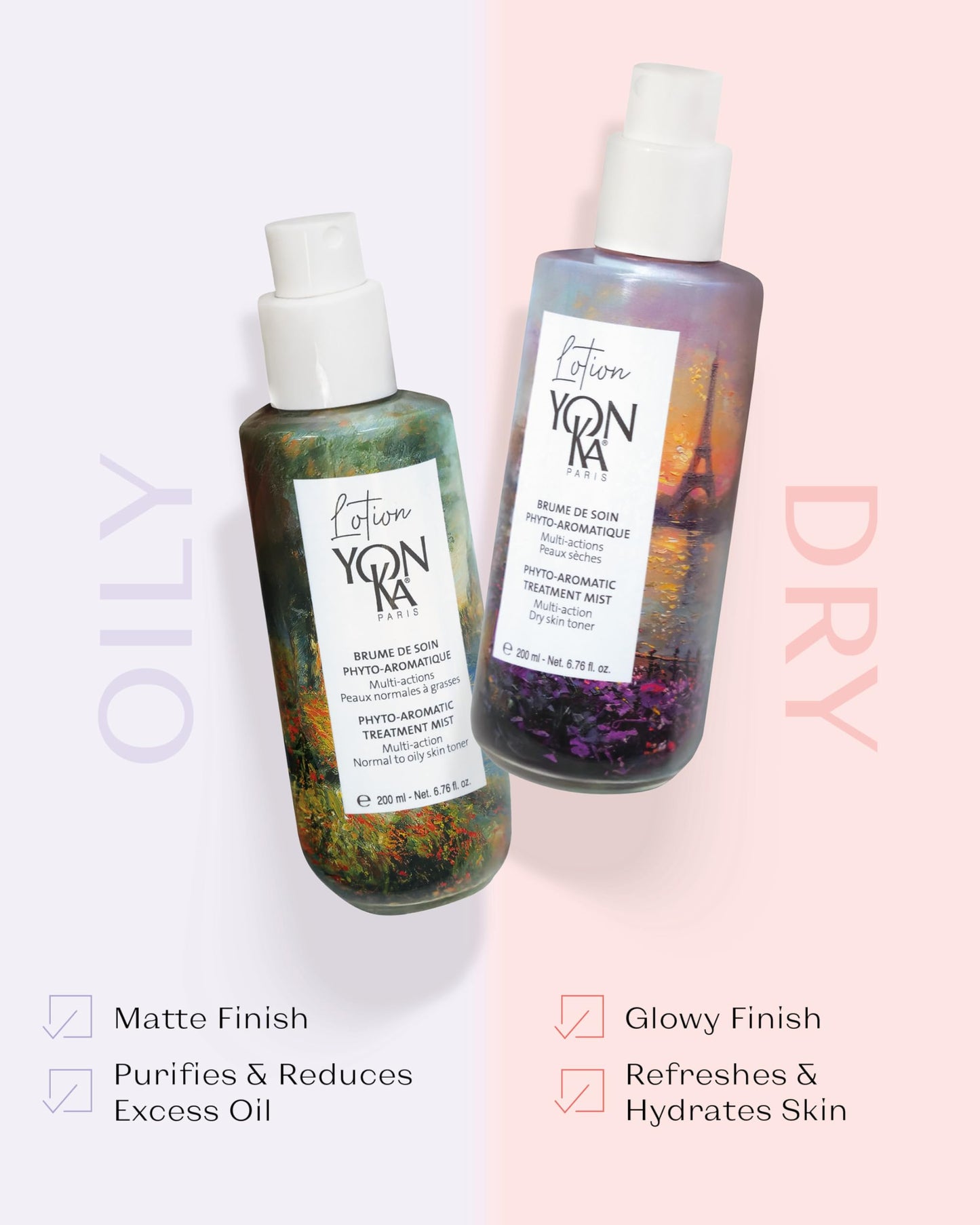 Yon-Ka Paris | Limited Edition Lotion Toner PNG | Purifying Face Toner Mist | for Normal and Oily Skin | 99% Natural Ingredients with Lavender Rosemary | 6.76 fl oz