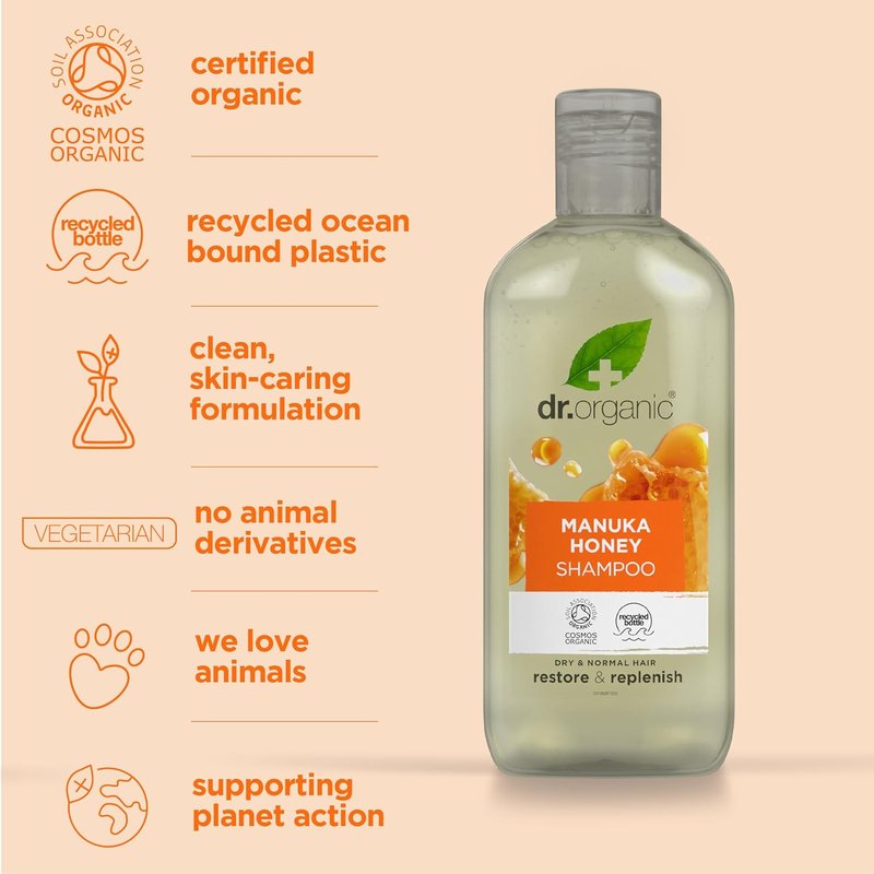 Organic Doctor Manuka Honey Shampoo - Nourishing Hair Care | 9 Fl Oz