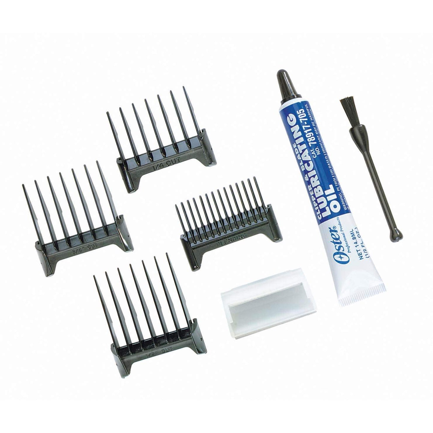 Oster Professional Fast Feed Adjustable Pivot Motor Clippers - Professional Hair Clippers for Men & Barbers - Whisper Quiet & Built for Seamless Length Changes - Includes 3 Comb Guides, Guard & More