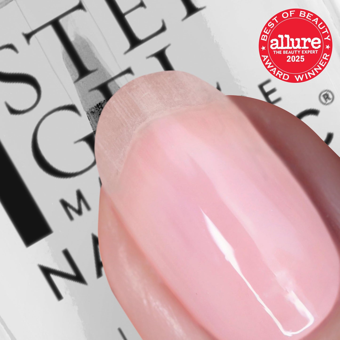 Nails Inc It's Topless Gel-Like Nail Polish, 4-in-1 Base Coat, Treatment, Color & Top Coat, Long Lasting, Strong, Chip Free Nails, Glossy Salon Quality Manicure, Air Dry Nail Polish, Mia, 0.47 Fl Oz