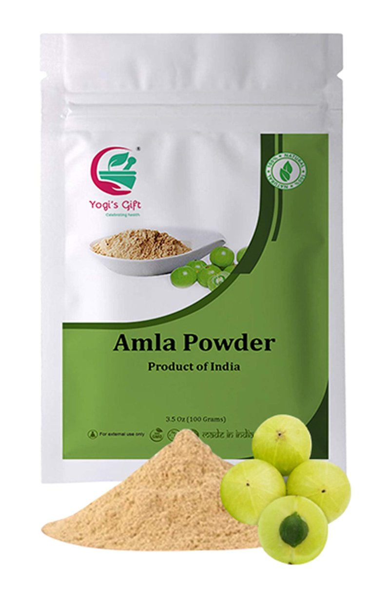 Herbal Hair Care Combo Pack (3.5oz Each,Pack of 5), Hair Mask with Ayurvedic Powders: Amla, Reetha, Shikakai, Brahmi, Hibiscus for Hair Growth, 500g/17.65oz By Yogi's Gift®