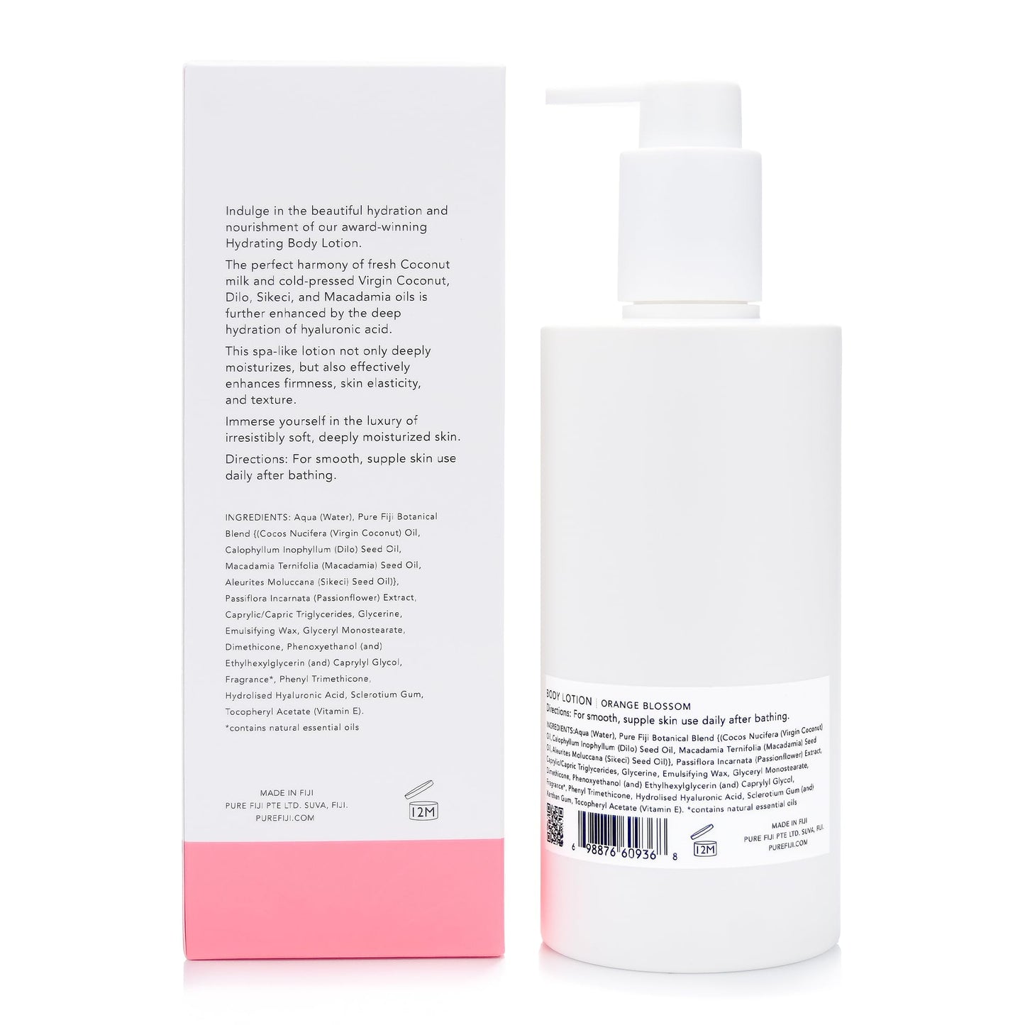 PURE FIJI Hydrating Body Lotion, Coconut Lime Blossom (10.14 Fl.Oz /300ml)