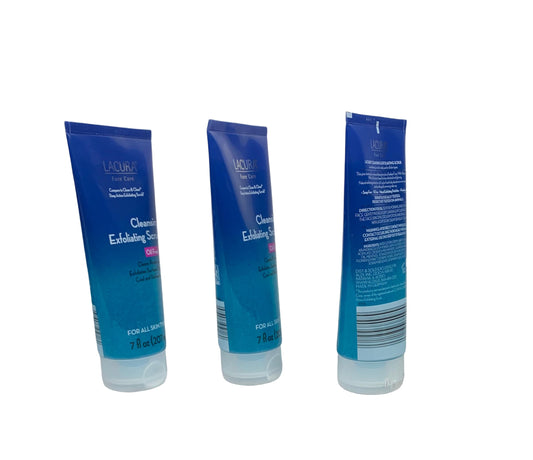 Facial Cleansing Exfoliating Scrub – Refreshing & Revitalizing Skin Treatment 7fl oz 207ml (Pack of 3)