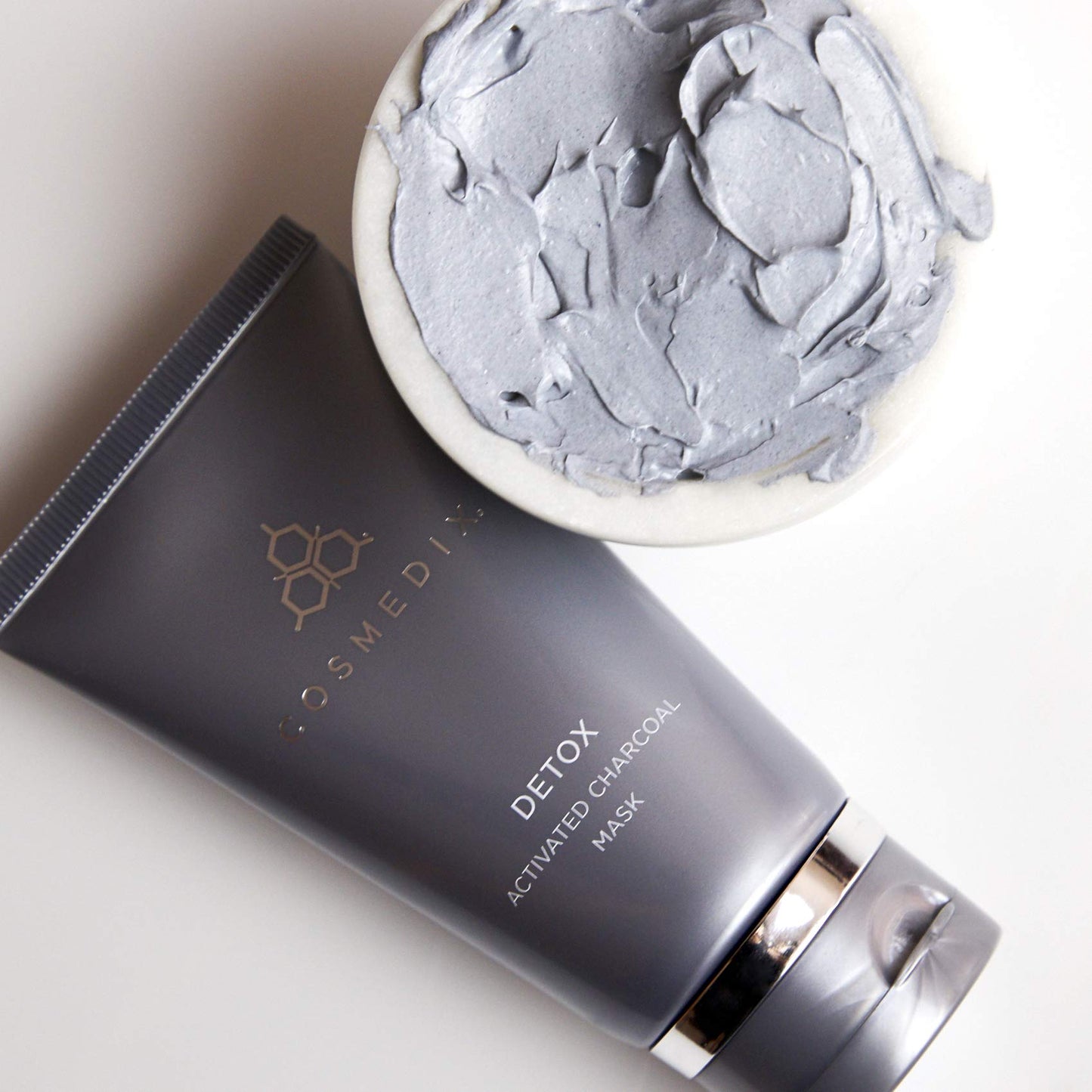 COSMEDIX Activated Charcoal Detox Mask - Gently Exfoliates Skin - Cleanses Away Age-Accelerating Pollutants and Removes Everyday Impurities - Reveals Flawlessly Fresh Complexion - 2.6 oz
