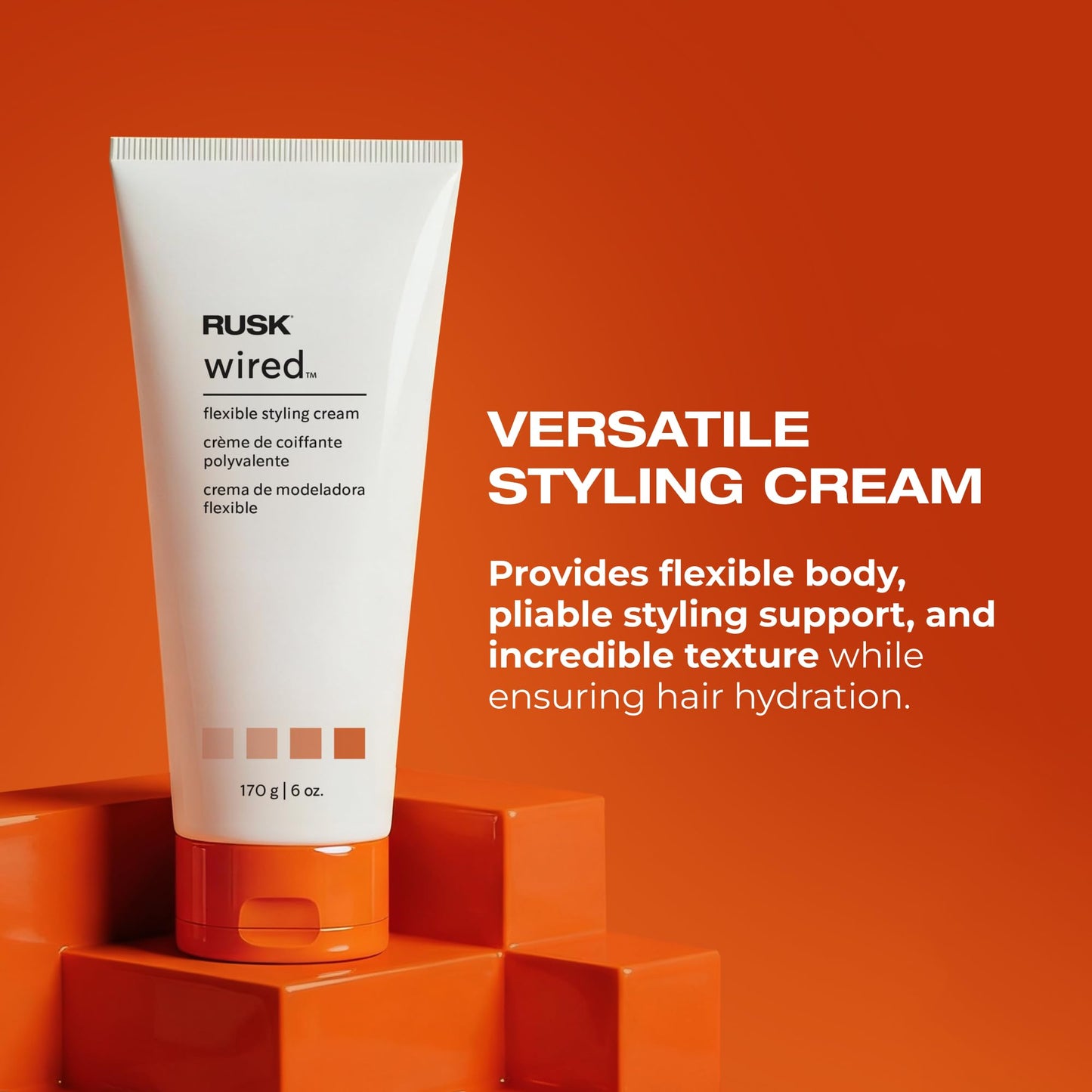 RUSK Wired Flexible Styling Creme 10 Ounce