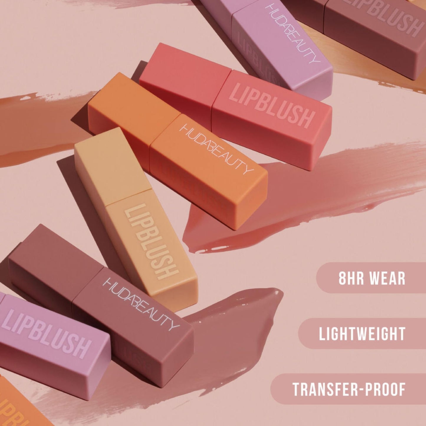 HUDA BEAUTY Lip Blush Cream Lip & Cheek Stain Berry Kiss