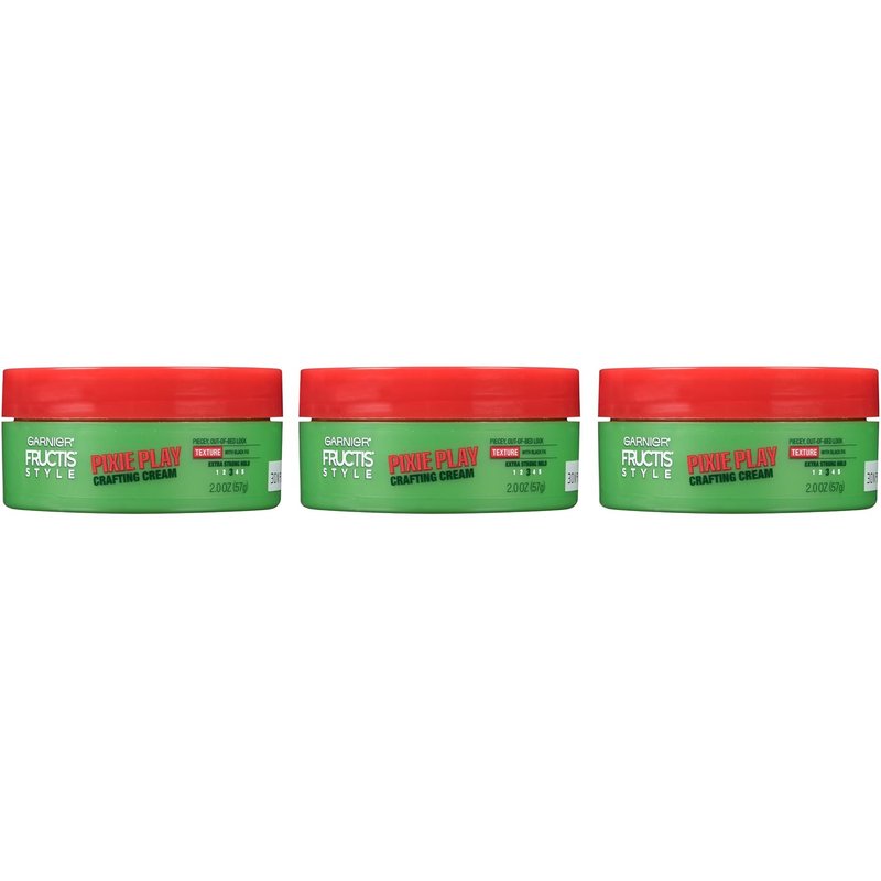 Garnier Fructis Hair Styling Cream - Pixie Play Crafting Formula | 3 Pack