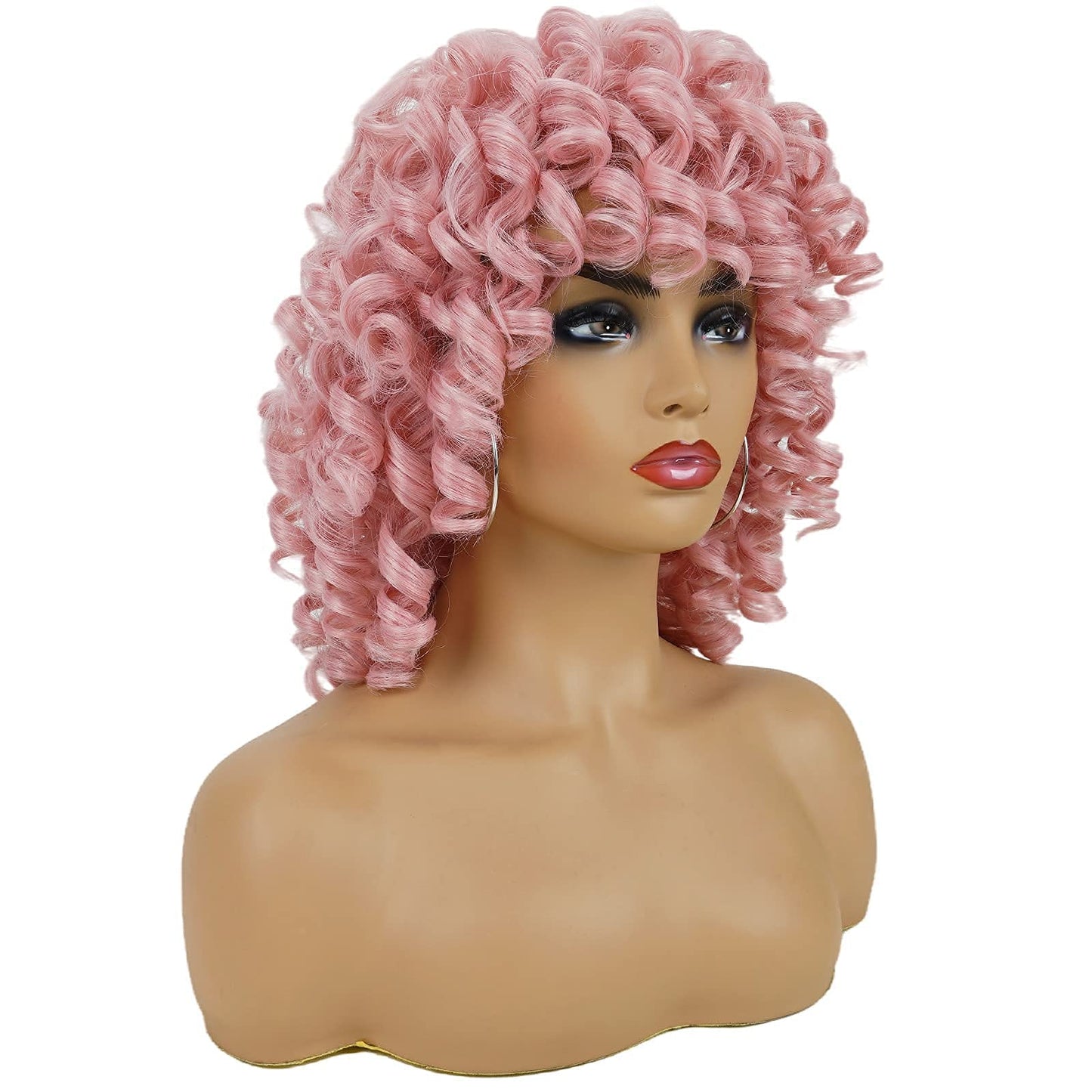 andromeda 2 Pcs Black Wig + Pink Wig
