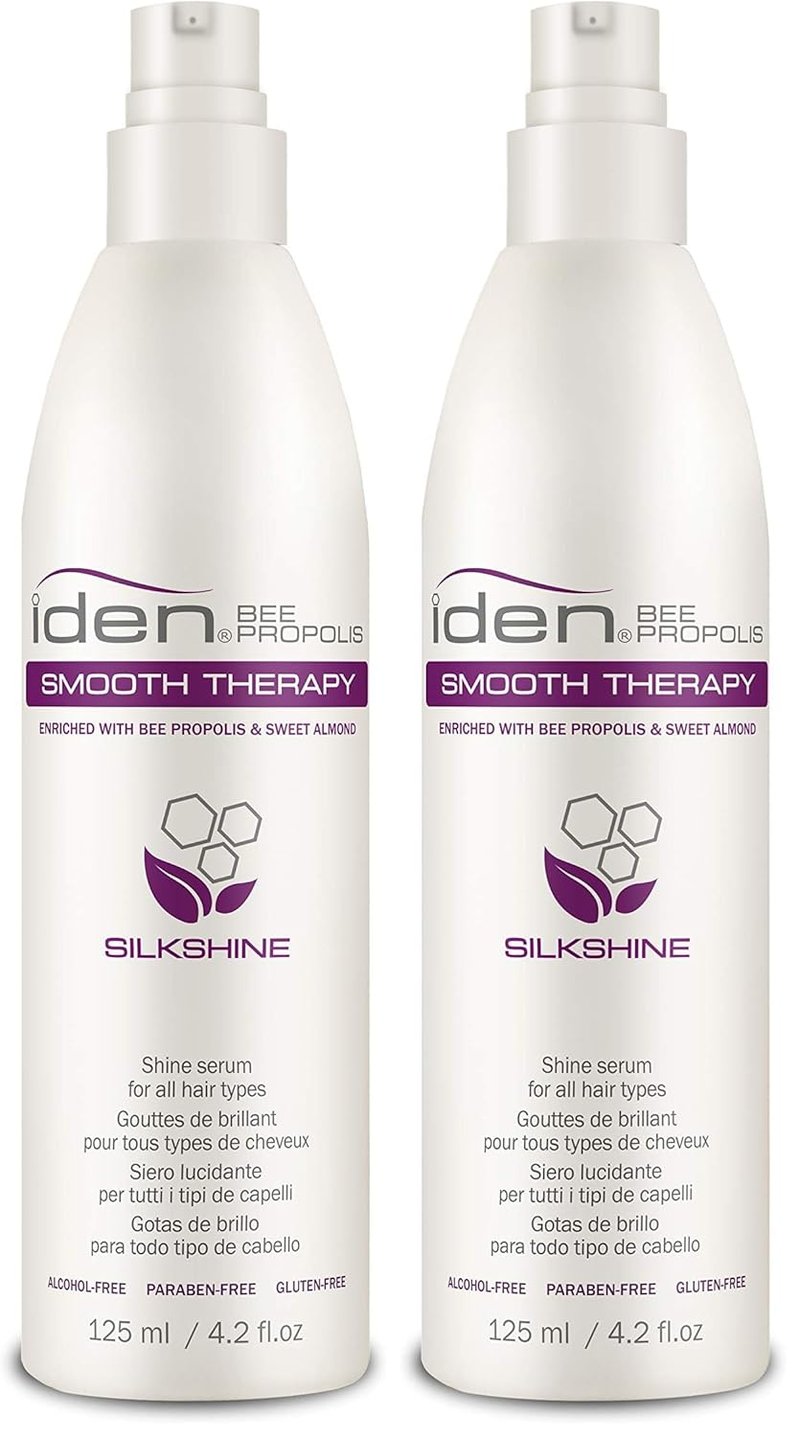 Bee Propolis Shine Serum - Control Frizz with Argan & Sweet Almond Oil | 4.2 fl. oz (Pack of 2)