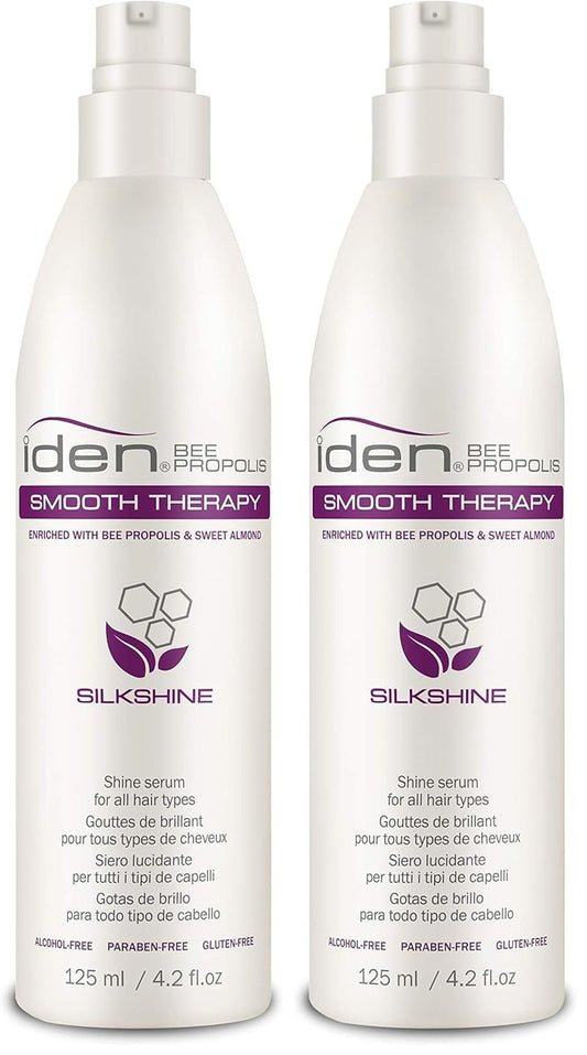 Bee Propolis Shine Serum - Control Frizz with Argan & Sweet Almond Oil | 4.2 fl. oz (Pack of 2)