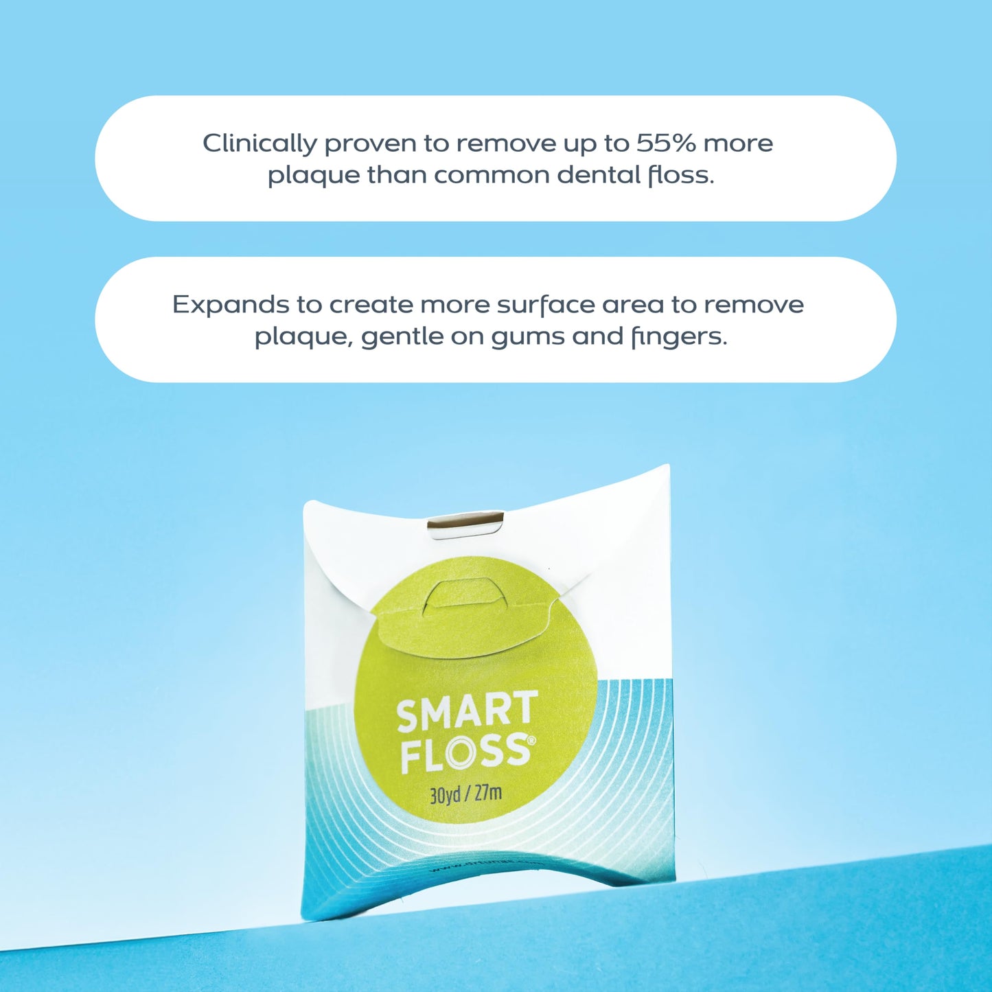 DrTung's Smart Floss - Natural Dental Floss, Cardamom Flavor - Pack of 7