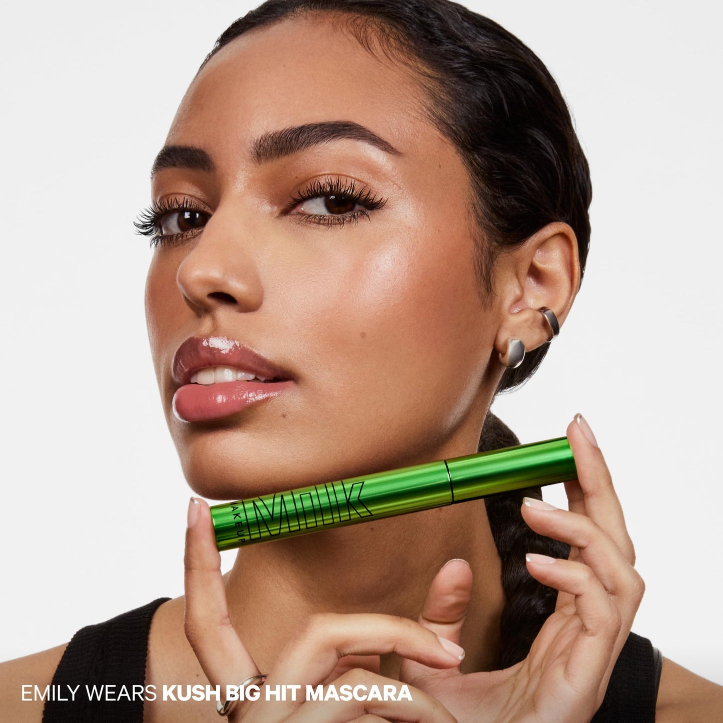 Milk Makeup KUSH Big Hit Volumizing Mascara – 12HR Clean High-Volume Mascara for Lifting, Lengthening + Defining Lashes – Clump + Smudge-Free, Weightless + Safe for Sensitive Eyes – Black, 0.14 oz