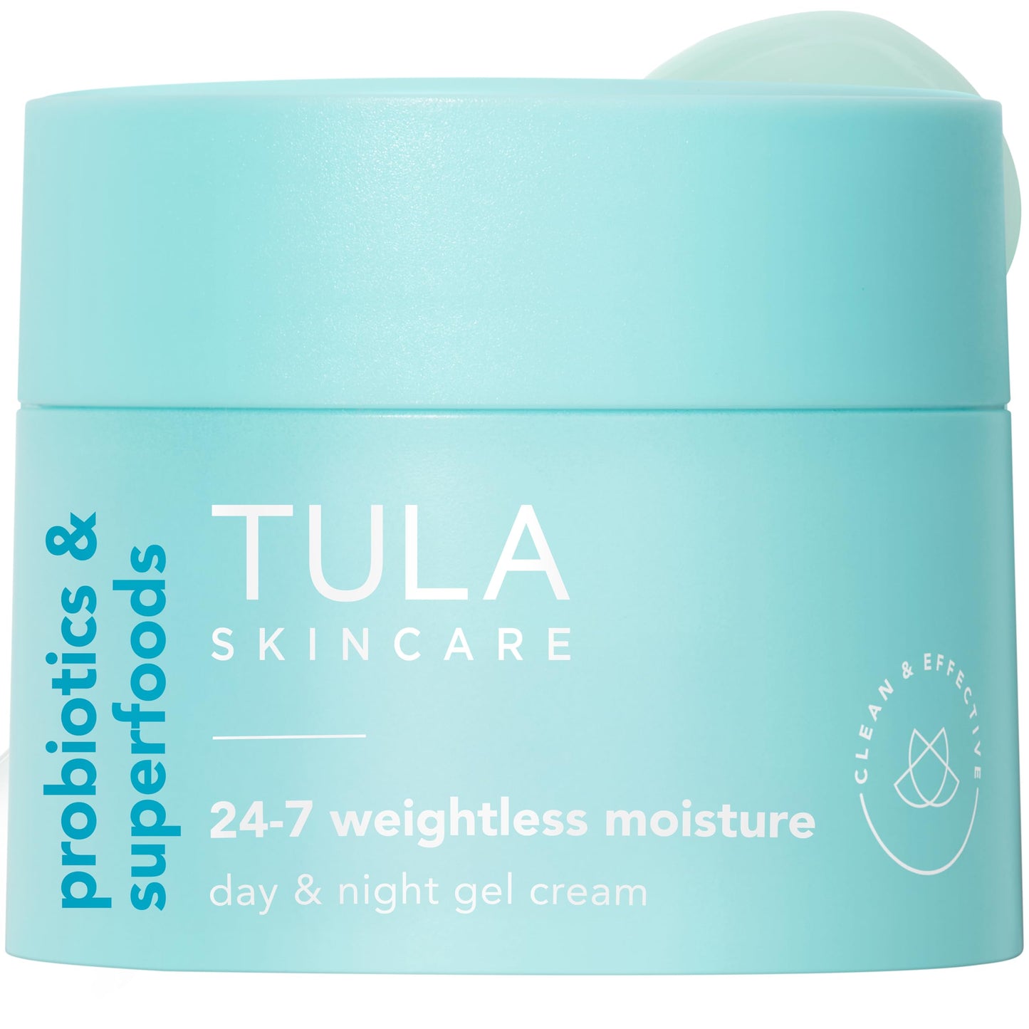 TULA Skin Care 24-7 Weightless Moisture Hydrating Day & Night Cream - Travel-Size, Anti-Aging Lightweight Gel Cream Moisturizer for Face, Contains Watermelon & Blueberry Extract, 0.5 oz.