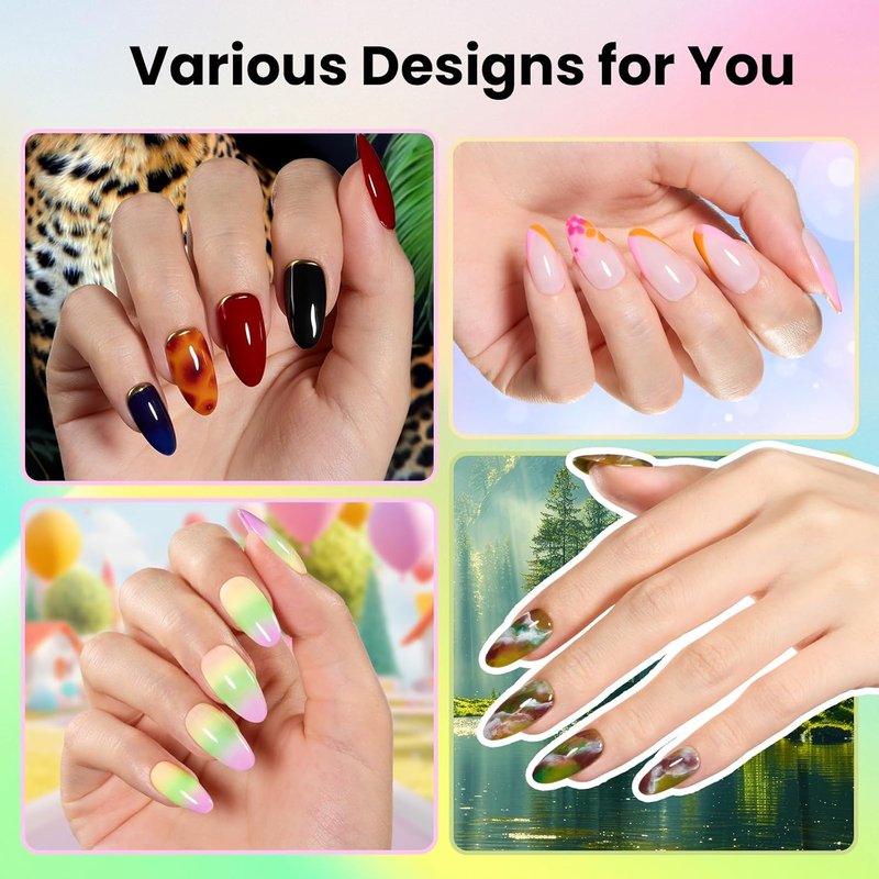 Beetles Gel Nail Polish Kit - 55 Vibrant Colors with UV Light | Complete DIY Manicure Set for Home Use