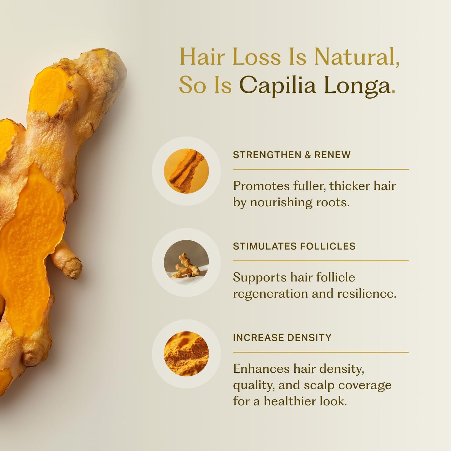 Under Your Skin Density Drops Hair Serum for Thinning Hair, Thicker Fuller-Looking Hair, Reduces Shedding, Clinically Tested Scalp Treatment with Capilia Longa, 90-Day Results, 30mL