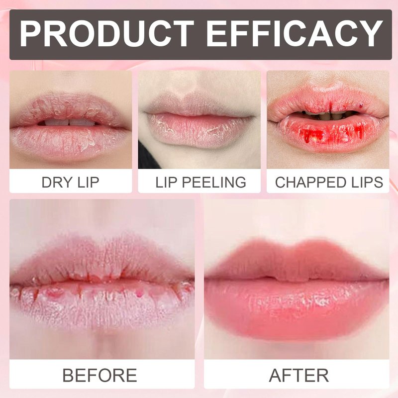 Lip Booster Plumping Serum - 24-Hour Volumizing Lip Treatment, Deeply Hydrating & Nourishing Gloss for Dry Lips, Enhances Lip Elasticity - Glovera Labios Carnosos (1PC)