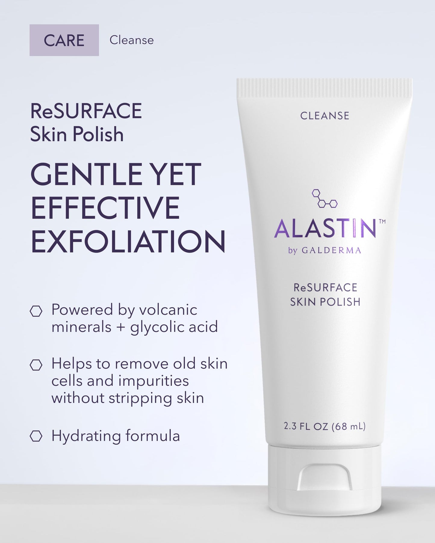 ALASTIN Skincare ReSURFACE Exfoliating Skin Polish (2.3 oz) | Face Scrub For Softer, Smoother Skin | With Glycolic Acid