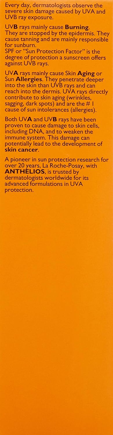 La Roche-Posay Anthelios Melt-In Milk Sunscreen SPF 60 | Lightweight, Oil-Free, Fast-Absorbing Formula for Body & Face